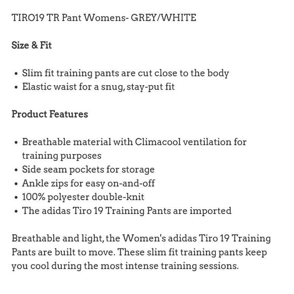 Adidas ClimaCool Tiro19 Training Pant Style DT5985 sz S - Picture 2 of 10